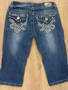Studded Embellished Dark Blue Women’s Jeans
